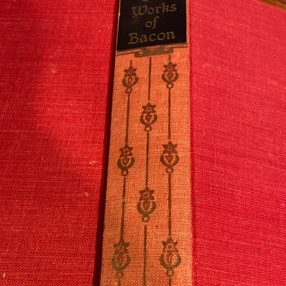 Antique Book - The Works of Francis Bacon 1932 - Picture 3 of 6